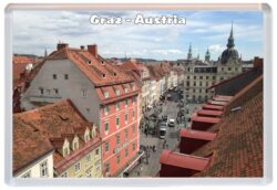 Graz - Austria - Jumbo Fridge Magnet Souvenir Gift Present E7