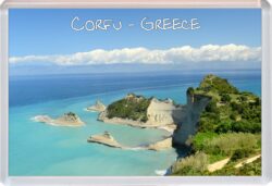 Corfu - Greece - Jumbo Fridge Magnet Souvenir Gift Present J5