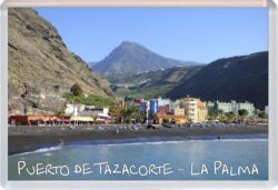 Puerto Tazacorte - La Palma - Spain - Jumbo Fridge Magnet Souvenir Gift Present L1