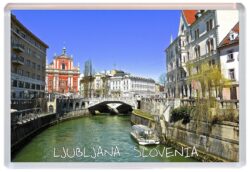 Ljubljana - Slovenia - Jumbo Fridge Magnet Souvenir Gift Present J1