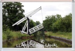 Llangollen Canal - Wales - Jumbo Fridge Magnet Souvenir Gift Present CA1