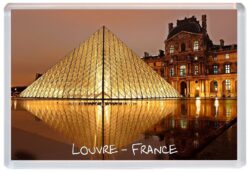 Louvre - France - Jumbo Fridge Magnet Souvenir Gift Present J2