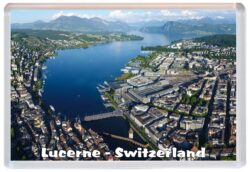 Lucerne - Switzerland - Jumbo Fridge Magnet Souvenir Gift G4