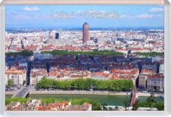 Lyon - France - Jumbo Fridge Magnet Souvenir Gift Present J2