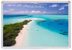 Maldives - Jumbo Fridge Magnet Souvenir Gift Present Beach J4