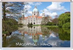Maschpark - Hanover- Germany - Jumbo Fridge Magnet/Magnets Souvenir Gift Present H1