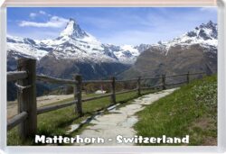 Matterhorn - Switzerland - Jumbo Fridge Magnet Souvenir Gift C4