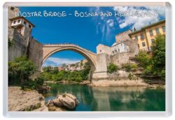 Mostar Bridge - Bosnia & Herzegovina - Jumbo Fridge Magnet Souvenir Gift Present H2