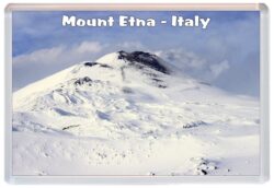 Mount Etna - Italy - Jumbo Fridge Magnet Souvenir Gift Present C3