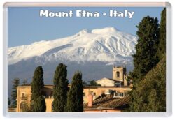 Mount Etna - Italy - Jumbo Fridge Magnet Souvenir Gift Present C4