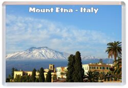 Mount Etna - Italy - Jumbo Fridge Magnet Souvenir Gift Present C2