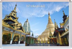 Myanmar - Jumbo Fridge Magnet Souvenir Gift Present C1