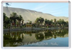 Oasis of Huacachina - Peru - Jumbo Fridge Magnet Souvenir Gift Present J1