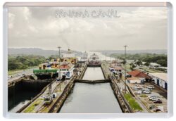Panama Canal - Jumbo Fridge Magnet Souvenir Gift Present J1
