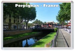 Perpignan - France - Jumbo Fridge Magnet Souvenir Gift Present E4