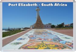 Port Elizabeth - South Africa - Desert Sunset - Jumbo Fridge Magnet Souvenir Gift Present G2