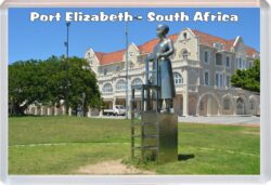 Port Elizabeth - South Africa - Desert Sunset - Jumbo Fridge Magnet Souvenir Gift Present G3