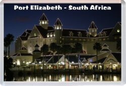 Port Elizabeth - South Africa - Desert Sunset - Jumbo Fridge Magnet Souvenir Gift Present G4