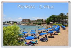 Protaras - Cyprus - Jumbo Fridge Magnet Souvenir Gift Present Q1