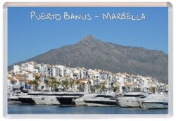 Puerto Banus - Marbella - Spain - Jumbo Fridge Magnet Souvenir Gift Present J1
