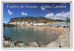 Puerto de Mogan - Gran Canaria - Spain - Jumbo Fridge Magnet Souvenir Gift Present R1