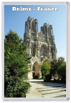 Reims - France - Jumbo Fridge Magnet Souvenir Gift Present C2