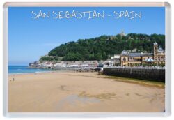 San Sebastian - Spain - Jumbo Fridge Magnet Souvenir Gift Present J3