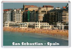 San Sebastian - Spain - Jumbo Fridge Magnet Souvenir Gift Present C3