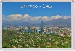 Santiago - Chile - Jumbo Fridge Magnet Souvenir Gift Present L2