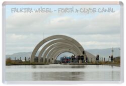 Falkirk Wheel - Forth & Clyde Canal - Scotland - Jumbo Fridge Magnet Souvenir Gift Present J1