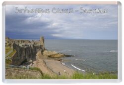 St Andrews Castle - Scotland - Jumbo Fridge Magnet Souvenir Gift Present J1