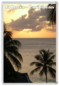 St Lucia - Caribbean - Jumbo Fridge Magnet Souvenir Gift Present C1