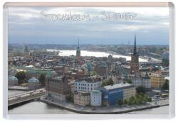 Stockholm - Sweden - Jumbo Fridge Magnet Souvenir Gift J1