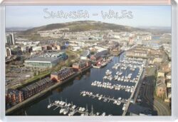 Swansea - Wales - Jumbo Fridge Magnet Souvenir Gift Present L1