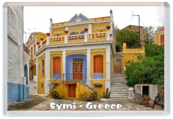 Symi - Greece - Jumbo Fridge Magnet Souvenir Gift Present G4