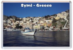 Symi - Greece - Jumbo Fridge Magnet Souvenir Gift Present G5
