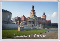 Szczecin - Poland - Jumbo Fridge Magnet Souvenir Gift Present L1