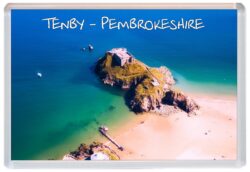 Tenby - Wales - Jumbo Fridge Magnet Souvenir Gift Present Q1