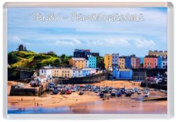 Tenby - Wales - Jumbo Fridge Magnet Souvenir Gift Present Q2
