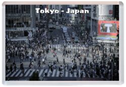 Tokyo - Japan - Jumbo Fridge Magnet Souvenir Gift Present G4