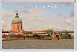 Toulouse - France - Jumbo Fridge Magnet Souvenir Gift Present L2