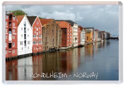 Trondheim - Norway - Jumbo Fridge Magnet Souvenir Gift Present J2