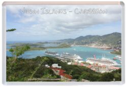 Virgin Islands - Caribbean - Jumbo Fridge Magnet Souvenir Gift Present H1