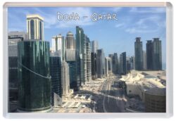 Doha - Qatar - Jumbo Fridge Magnet Souvenir Gift Present J1