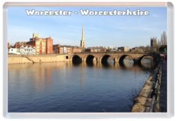 Worcester - Worcestershire - Jumbo Fridge Magnet Souvenir Gift Present A2