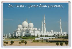 Abu Dhabi - United Arab Emirates - Jumbo Fridge Magnet Souvenir Gift Present N2