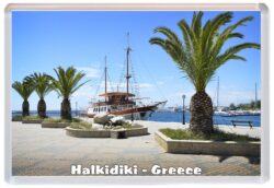 Halkidiki - Greece - Jumbo Fridge Magnet Souvenir Gift Present T4