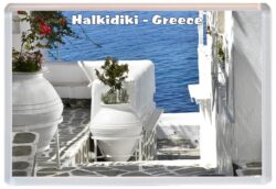 Halkidiki - Greece - Jumbo Fridge Magnet Souvenir Gift Present T6