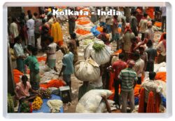 Kolkata (Calcutta) - India - Jumbo Fridge Magnet Souvenir Gift Present T1