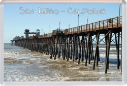 San Diego - California - USA - Jumbo Fridge Magnet Souvenir Gift Present S5
